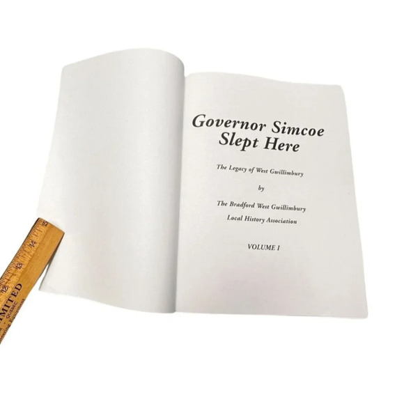 Governor Simcoe Slept Here Book 2 Vol Local History Bradford ON HC CD - Picture 7 of 16